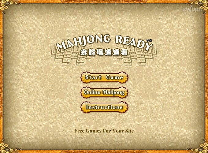 마작 레디 (Mahjong Ready) 게임 화면 1