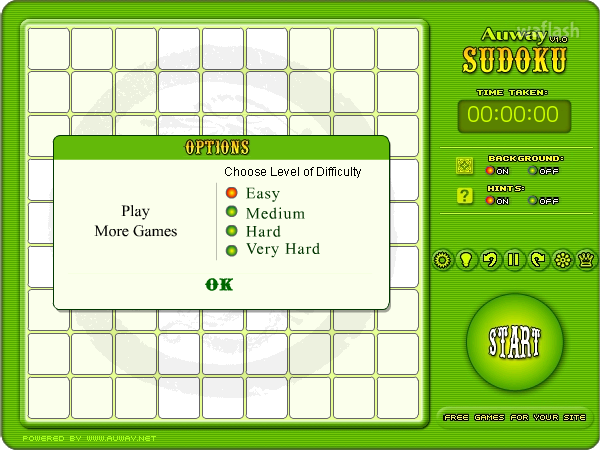 Auway Sudoku 게임 화면 1