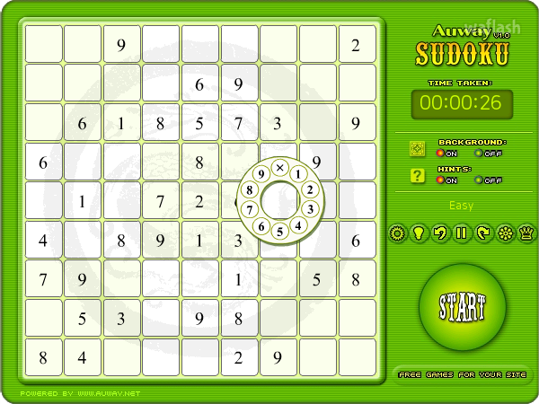 Auway Sudoku 게임 화면 2