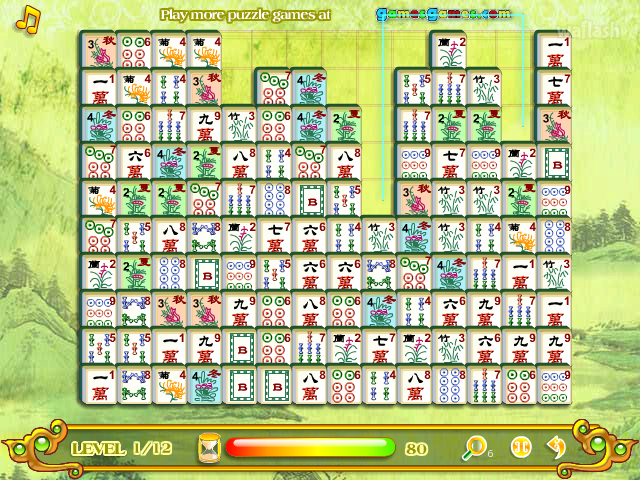 Mahjong Chain 게임 화면 2