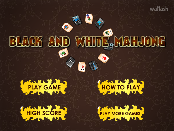 흑백 마작 (Black and White Mahjong) 게임 화면 1