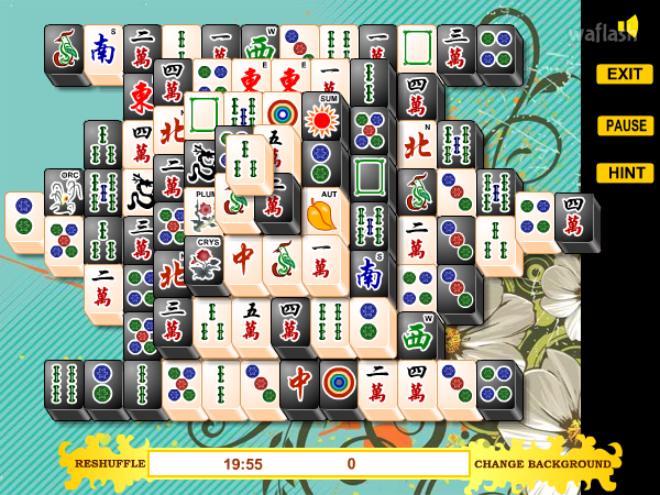 흑백 마작 (Black and White Mahjong) 게임 화면 2