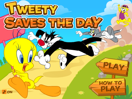 Looney Tunes: Tweety Saves The Day 게임 화면 1
