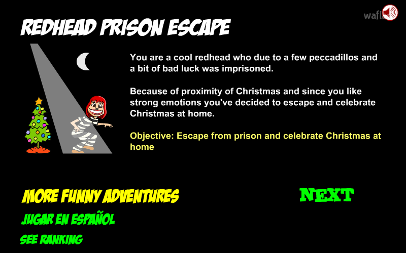 레드헤드 프리즌 이스케이프 (Redhead Prison Escape) 게임 화면 1