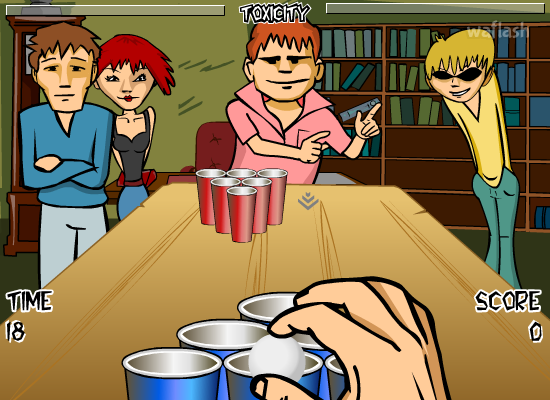 맥주마시기 탁구 (Frat Boy Beer Pong) 게임 화면 2