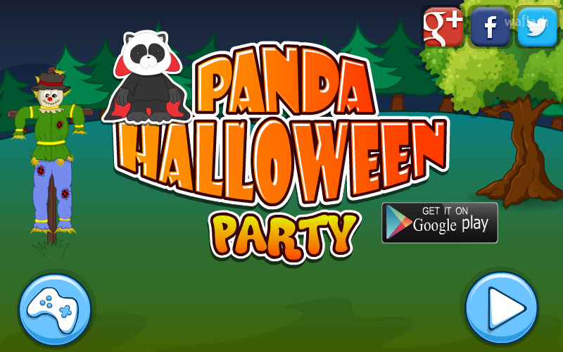 MIRCHI 판다 할로윈 파티 (Panda Halloween Party) 게임 화면 1