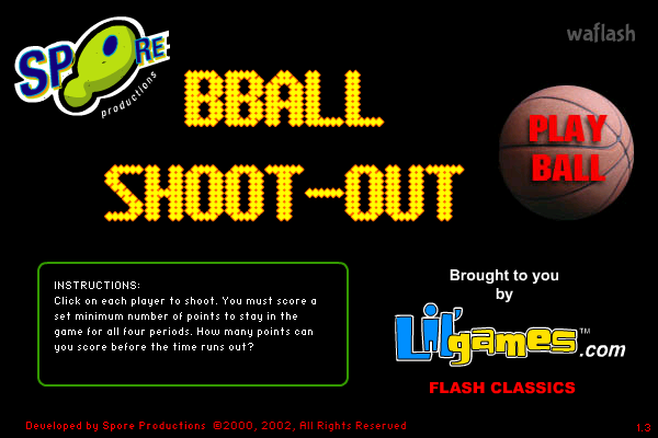 BBall Shoot Out 게임 화면 1
