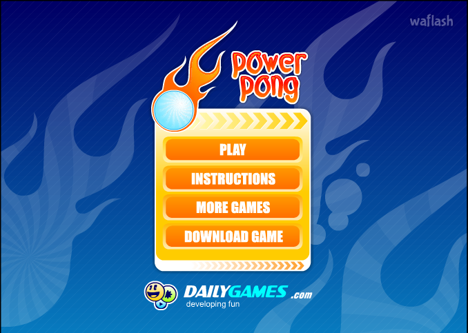 파워퐁 (Power Pong) 게임 화면 1
