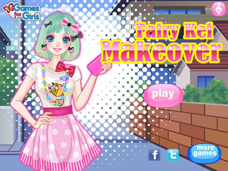페어리 케이 메이크오버 (Fairy Kei Makeover) 게임 화면 1