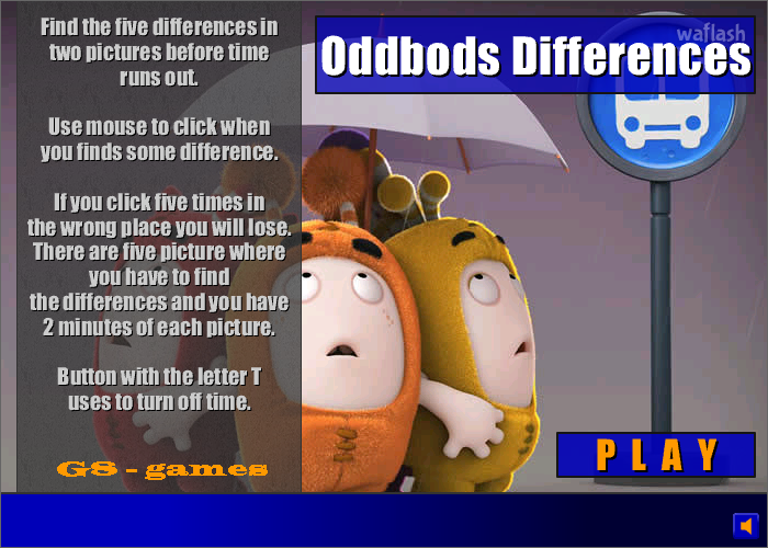 Oddbods Differences 게임 화면 1