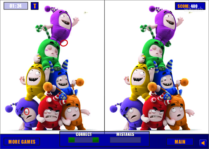 Oddbods Differences 게임 화면 2