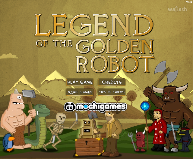 황금 로봇의 전설 RPG - Legend of the Golden Robot 게임 화면 1