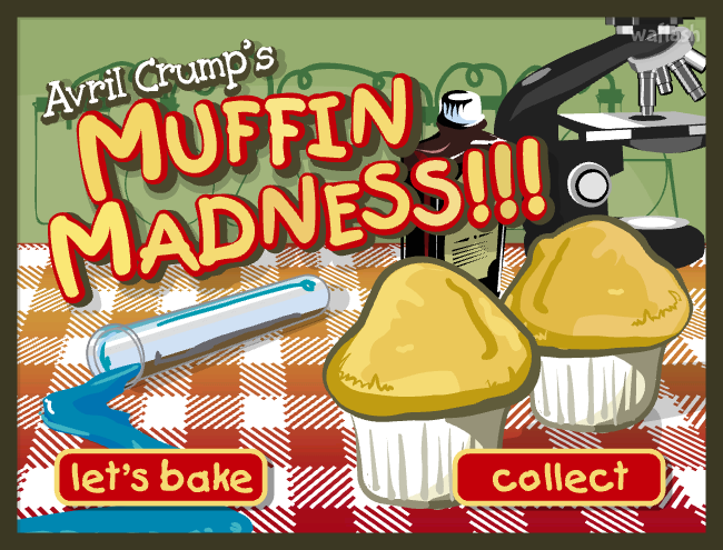 머핀 매드니스 (Avril Crump's Muffin Madness!!!) 게임 화면 1