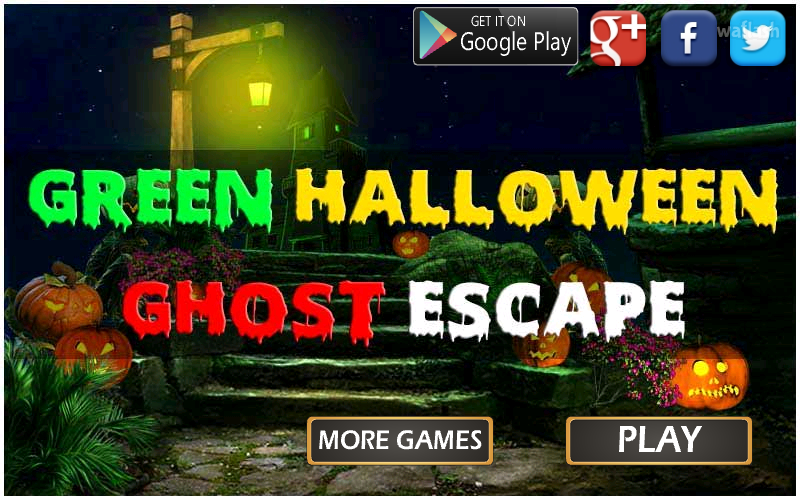 MIRCHI 그린 할로윈 고스트 이스케이프 (Green Halloween Ghost Escape) 게임 화면 1