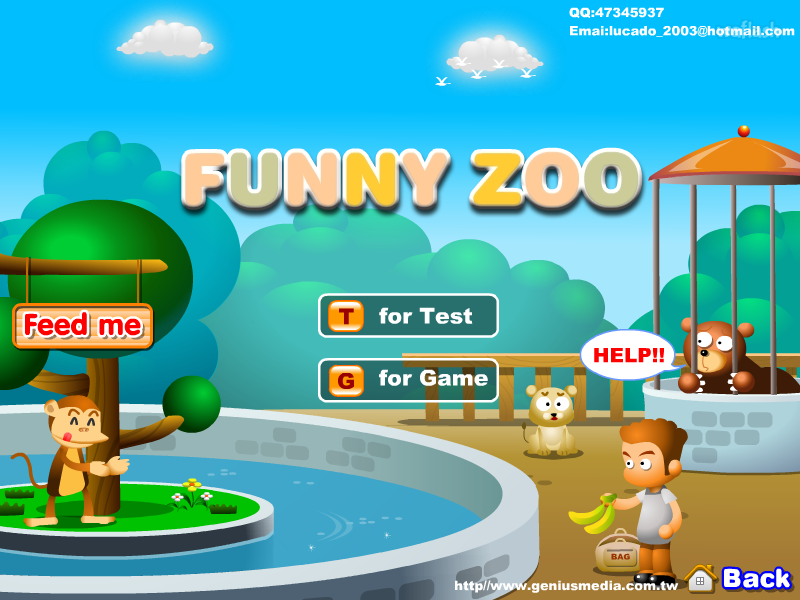 퍼니 주 (Funny Zoo) 게임 화면 1