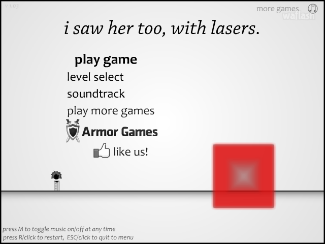 I Saw Her Too With Lasers 게임 화면 1