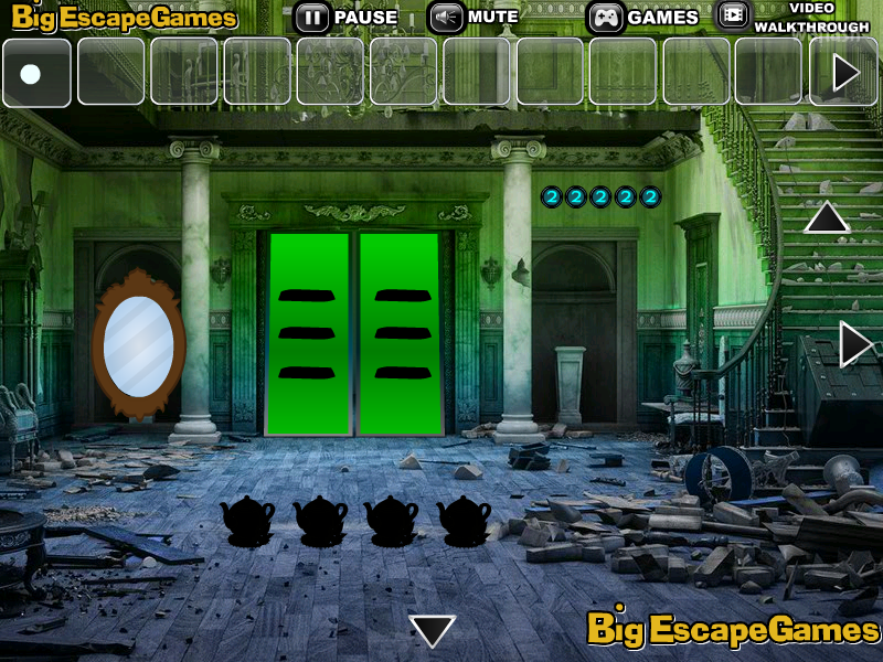 아무도 살지 않는 집 탈출 (Big Uninhabited House Escape) 게임 화면 2