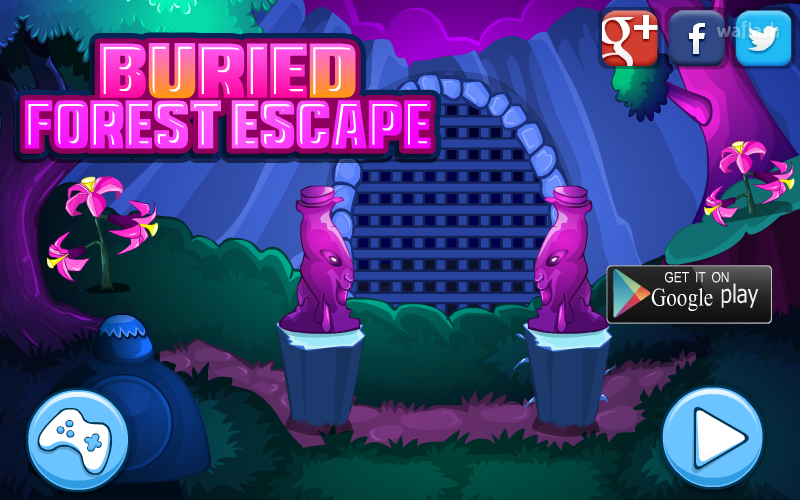 MIRCHI 파묻힌 숲 탈출 Buried Forest Escape 게임 화면 1