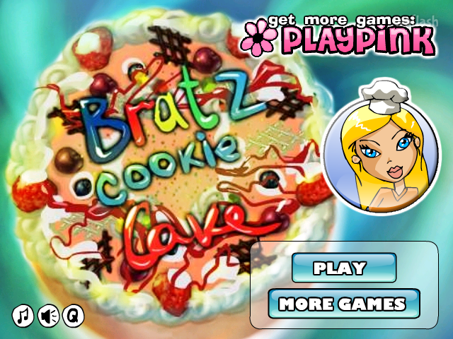 브라츠 쿠키 케이크 (Bratz Cookie Cake) 게임 화면 1