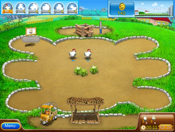 팜 프렌지 피자 파티 (Farm Frenzy Pizza Party) 게임 화면 2