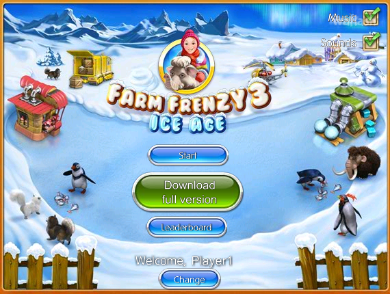 팜 프렌지 3 아이스 에이지 (Farm Frenzy 3 Ice Age) 게임 화면 1