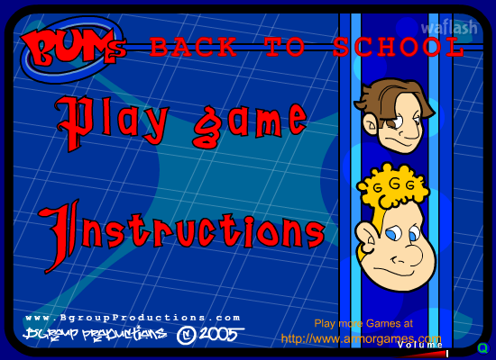 Bums: Back To School 게임 화면 1