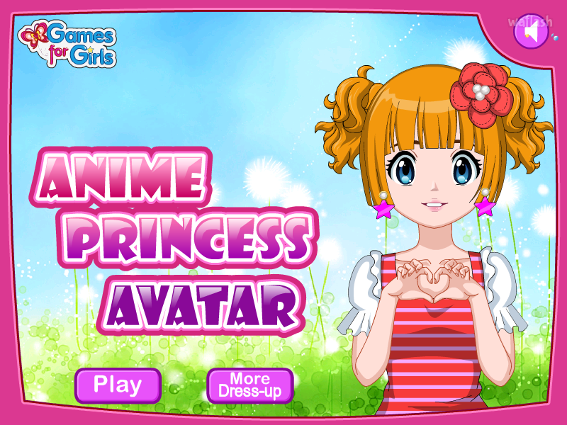 Anime Princess Avatar 게임 화면 1