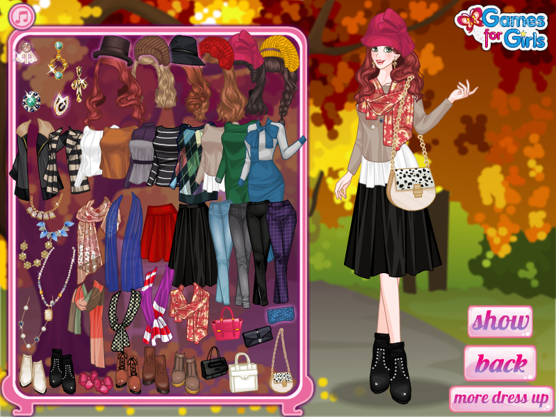 가을 패션 (Autumn Fashion) 게임 화면 2