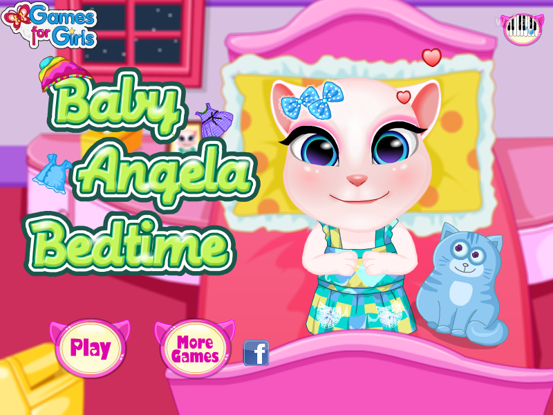 베이비 안젤라 베드타임 (Baby Angela Bedtime) 게임 화면 1