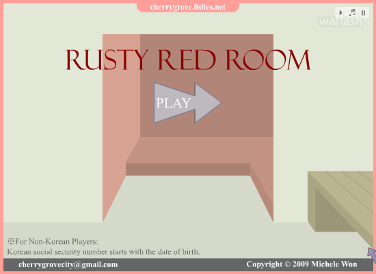 RUSTY RED ROOM 게임 화면 1