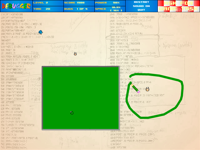 디버거 (Debugger) 게임 화면 2
