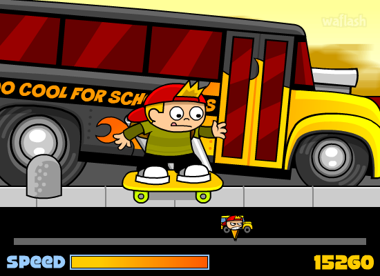 Gus vs. Bus 2: L8R SK8R 게임 화면 2