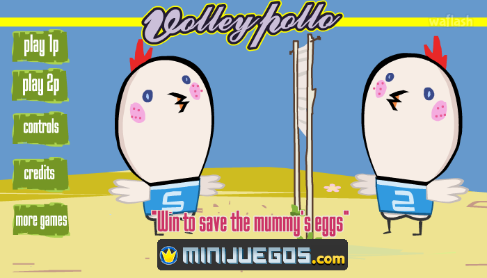 Volley holla 비치발리볼 게임 화면 1