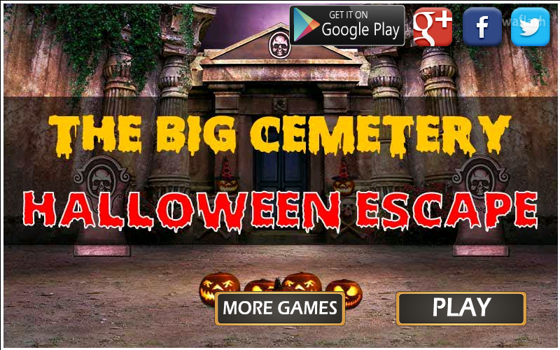 MIRCHI 공동묘지 할로윈 탈출 (The Big Cemetery Halloween Escape) 게임 화면 1