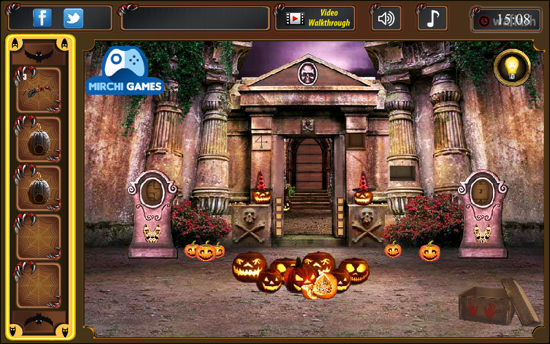 MIRCHI 공동묘지 할로윈 탈출 (The Big Cemetery Halloween Escape) 게임 화면 2