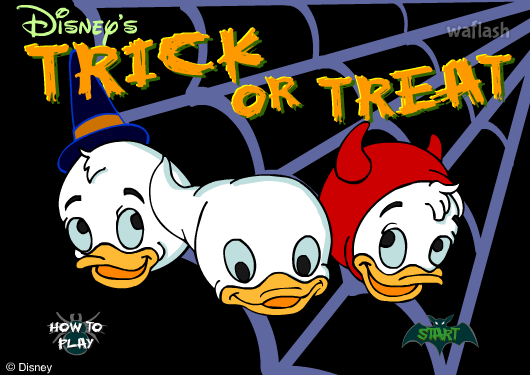 할로윈 사탕찾기 (Disney's Trick or Treat) 게임 화면 1