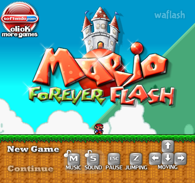 마리오 포에버 플래시 (Mario Forever Flash) 게임 화면 1