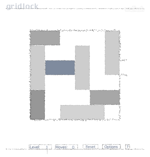 그리드락 gridlock 게임 화면 1