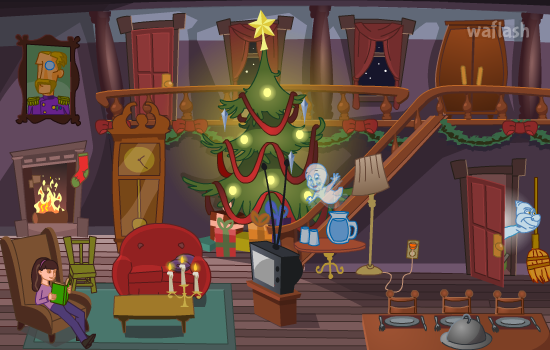 꼬마 유령 캐스퍼 - Casper's Haunted Christmas 게임 화면 2