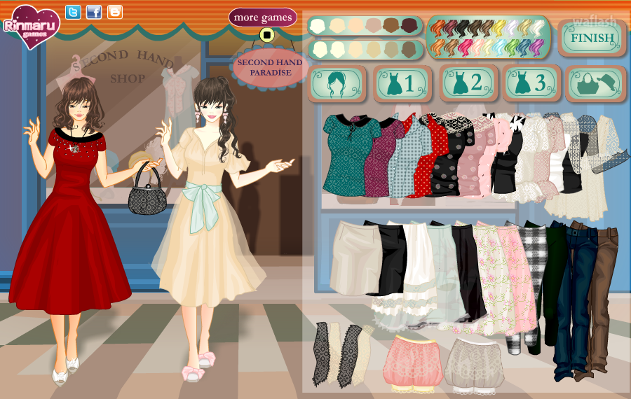 린마루게임즈 - 2nd Hand Shopping with BFF 게임 화면 2
