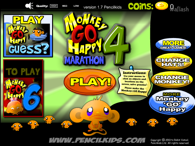 몽키 고 해피 마라톤 4 (Monkey GO Happy Marathon 4) 게임 화면 1