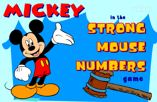 미키의 숫자 공부 (Strong Mouse Numbers Game) 게임 화면 1