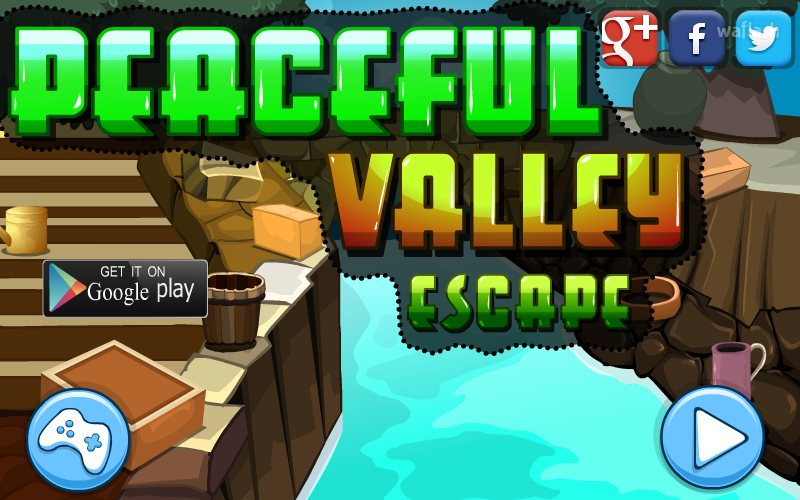 MIRCHI 평화로운 계곡 탈출 (Peaceful Valley Escape) 게임 화면 1