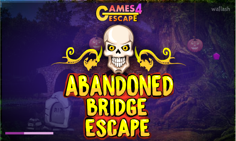 G4E 어밴던드 브릿지 이스케이프 (Abandoned Bridge Escape) 게임 화면 1