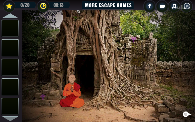 FreeRoomEscape 캄보디아 미스터리 더 히든 젬 게임 화면 2