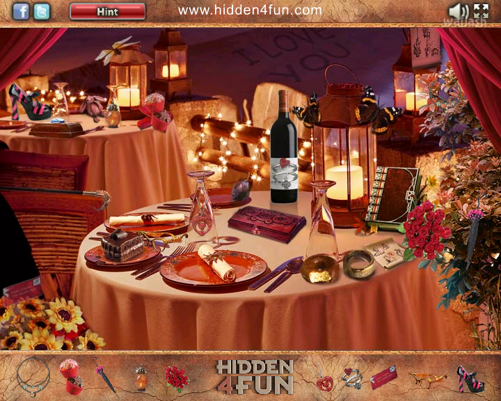 Hidden4fun 숨은그림찾기 - Valentine Memories 게임 화면 2