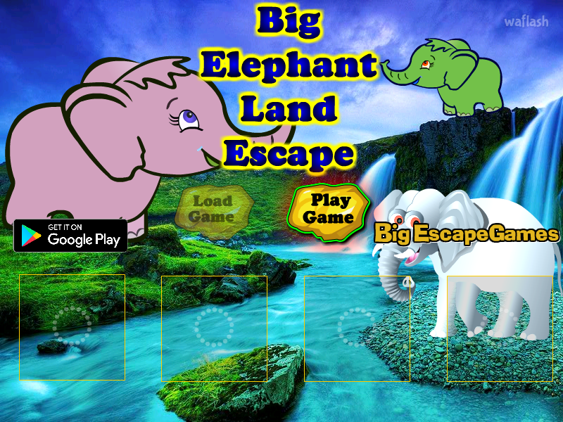 BIG 엘리펀트 랜드 이스케이프 (BIG Elephant Land Escape) 게임 화면 1