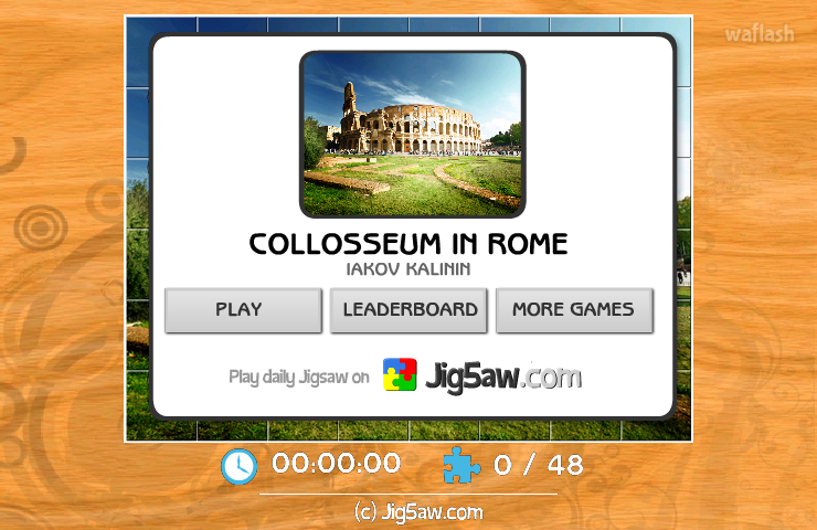 직소퍼즐 Collosseum In Rome 게임 화면 1
