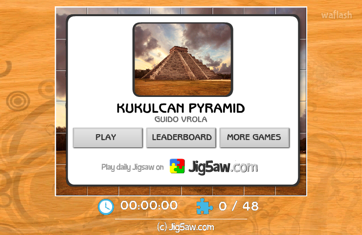 직소퍼즐 Kukulcan Pyramid 게임 화면 1