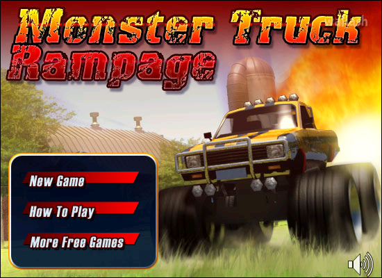 몬스터 트럭 램페이지 (Monster Truck Rampage) 게임 화면 1